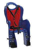 Велокрісло дитяче ELIBAS на стійці - 24-28"синє