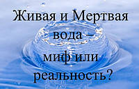 Цілющі властивості живої води для організму людини