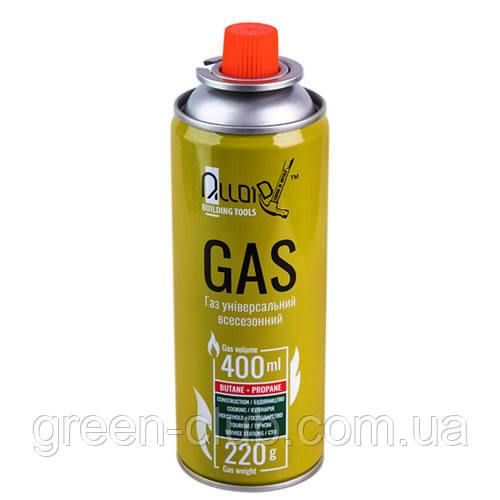 Газовий балон (картридж) Alloid (VK-220) 220 г (AGB-220)