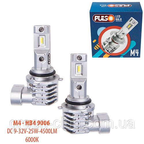 Лампи PULSO M4/HB4 9006/LED-chips CREE/9-32v/2x25w/4500Lm/6000K (M4-HB4 9006)