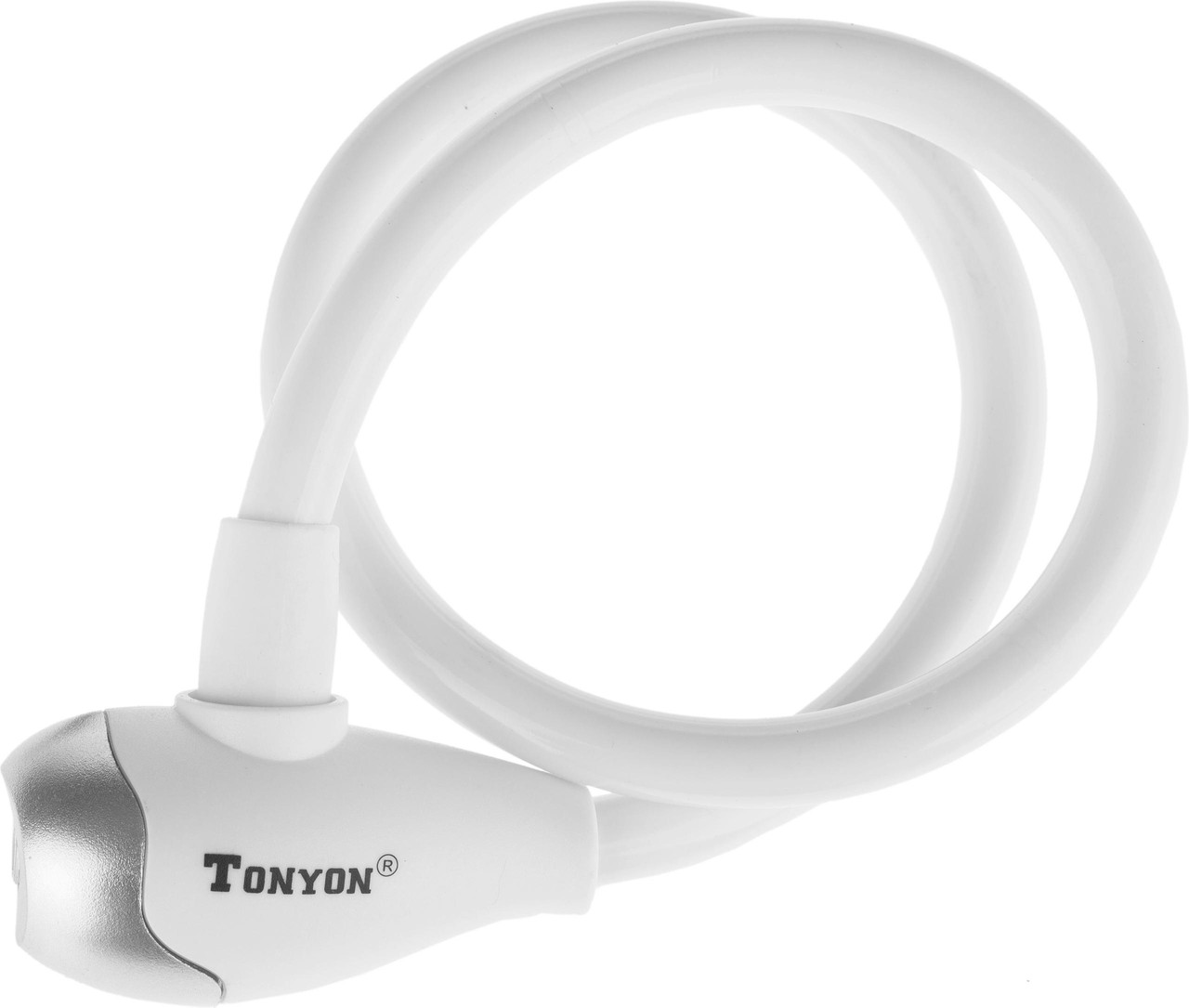 Замок спіральний TonyON TY4505 12х650мм Білий