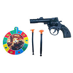 006 Пістолет у пакеті, 2 присоски, мішень