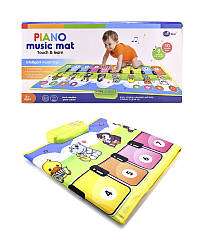 757-02 B Килимок піаніно, синтезатор для дітей, танцювальний килимок 110 на 36 см