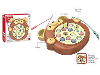 104 З Риболовлею магнітна Ведмедик, 2 вудки, рибки, на батарейках