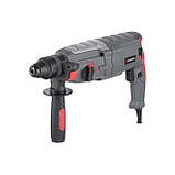 Перфоратор 1000 Вт, 3.5 Дж, 0-1300 об./хв, 0-5100 уд./хв, 3 режими, SDS plus INTERTOOL DT-0185, фото 3