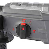 Перфоратор 1000 Вт, 3.5 Дж, 0-1300 об./хв, 0-5100 уд./хв, 3 режими, SDS plus INTERTOOL DT-0185, фото 8