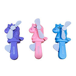 6601 Вентилятор механічний Єдиноріг, 3 кольори