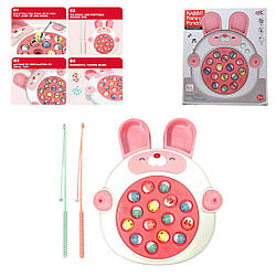 105 з Риболовлею магнітна Зайчик, 2 вудки, рибки, на батарейках