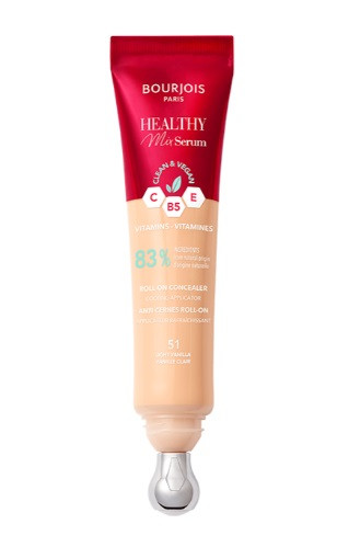 Консилер-сироватка під очі з аплікатором Bourjois Healthy Mix Serum Roll-On Concealer 51 Light Vanilla, 11 мл