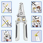 Інструмент для зачистки дротів, 0,8-3,2мм / Стріппер для кабелю / Кліщі для зняття ізоляції, фото 4