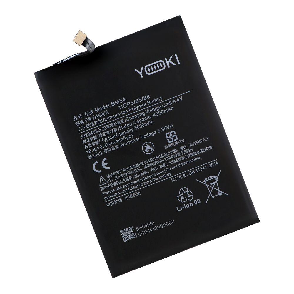 Акумулятор для Redmi Note 9T, Note 9T/BM54 Характеристики Yoki
