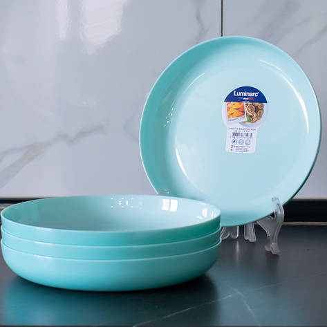 Блюдо глибоке 25 см Luminarc Friends Time Turquoise Зелений, фото 1