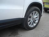 Бризковики передні Volkswagen Tiguan 2007-2016 (комплект 2шт), фото 3