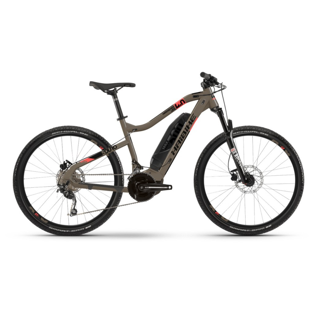 Електровелосипед Haibike SDURO HardSeven Life 4.0 500Wh 20s. Deore 27.5", рама M, пісочно-чорний, 2020, фото 1