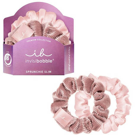 Гумка-браслет для волосся invisibobble SPRUNCHIE SLIM PREMIUM La Vie en Rose, фото 1
