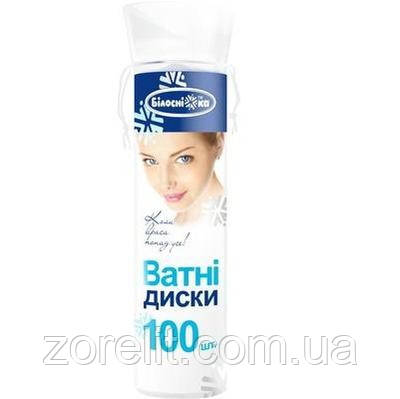 Ватні диски Білосніжка 100 шт.