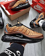 Кросівки чоловічі коричневі текстиль 45 Nike Air Max AM720-818