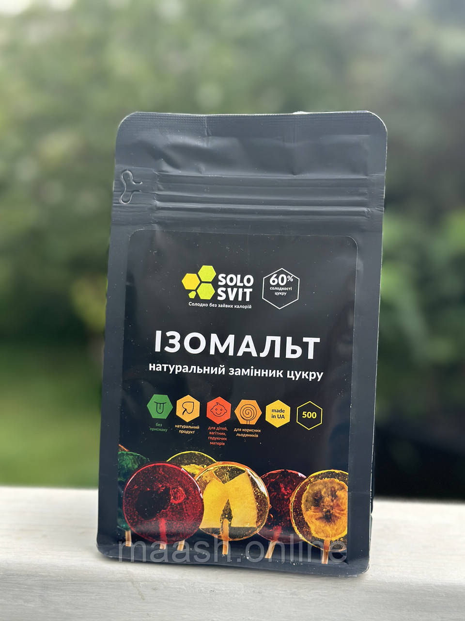 Ізомальт цукрозамінник Солосвіт Solosvit, 500г, фото 1