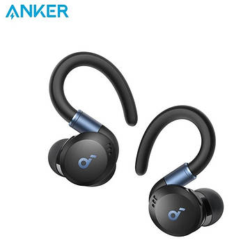 Бездротові навушники Anker Soundcore Sport X20 Black НОВИНКА 2024