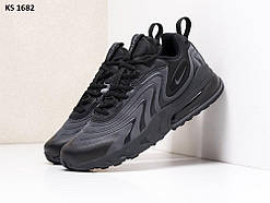 Кросівки чоловічі чорні текстиль 44 Travis Scott x Nike Air Max 270 React Gray