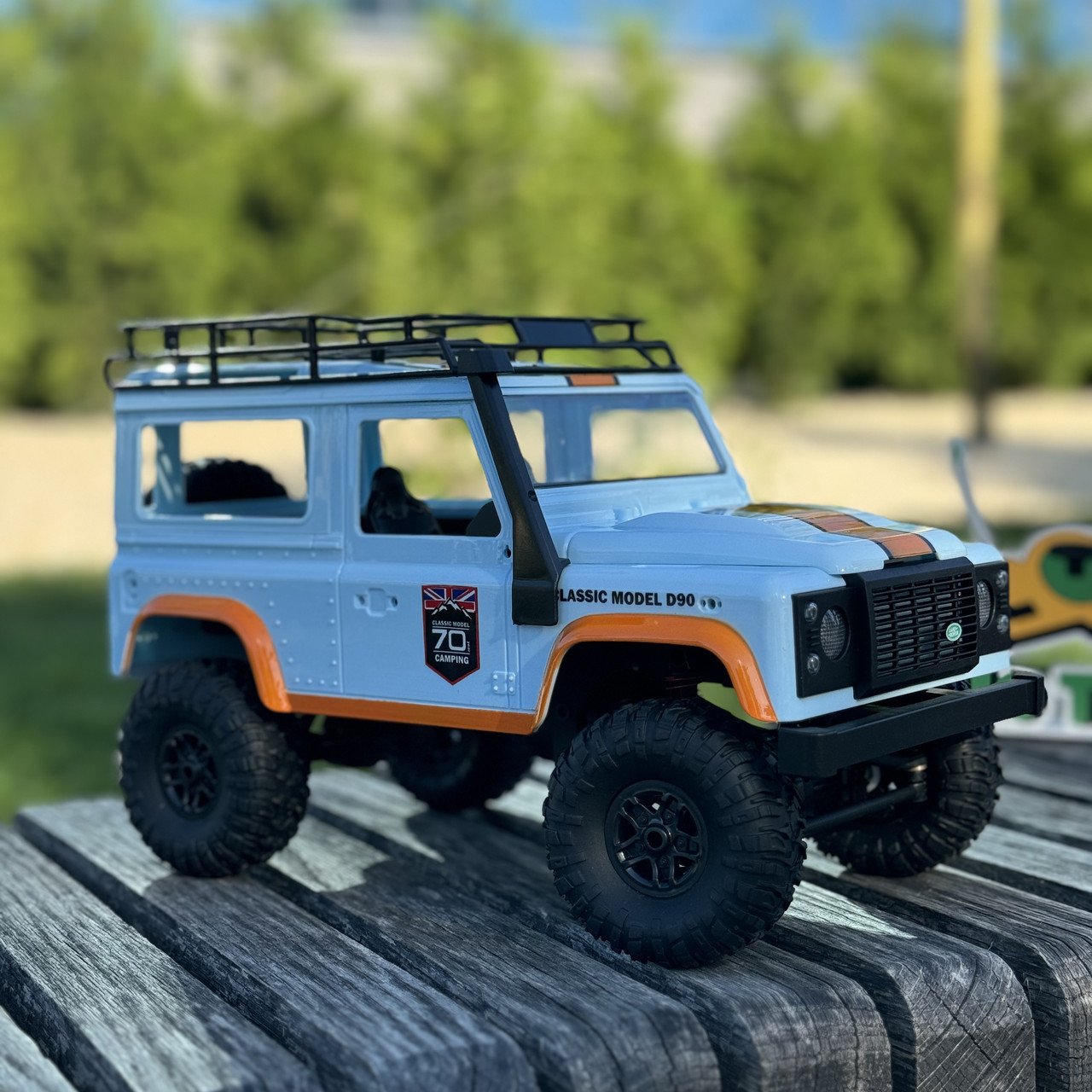 Джип на радіокеруванні Land Rover Defender | Краулер MN-99 на радіоуправлінні | Машинка позашляховик 1:12 4WD на пульту, фото 1