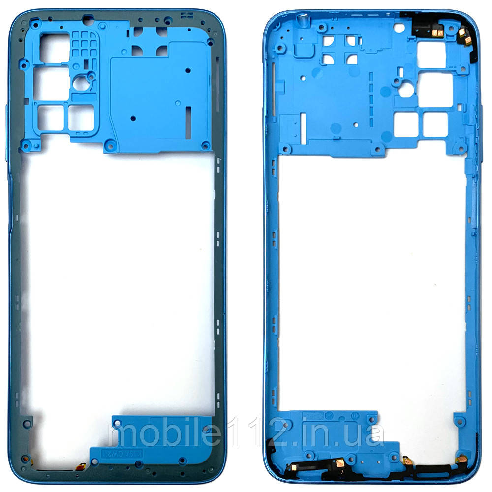 Рамка корпусу Xiaomi Redmi 10, Redmi 10 2022 блакитна