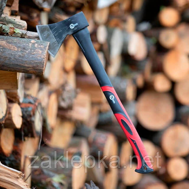 Сокира 1000 г, ручка з фібергласу INTERTOOL HT-0263, фото 1