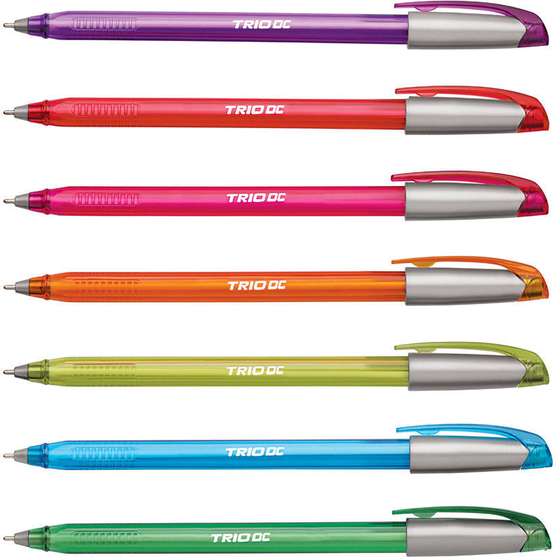 Ручка кулькова Trio Neon DC, синя UX-107-02