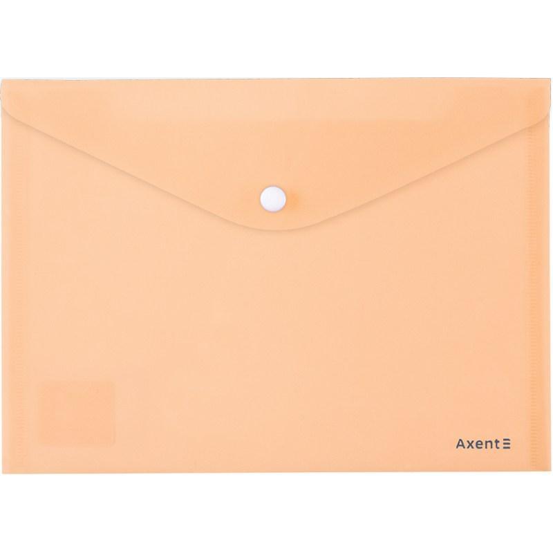 Папка на кнопці A5 Axent Pastelini, персикова 1522-42-A