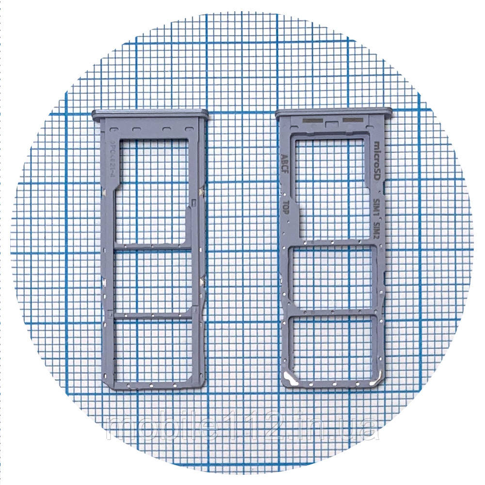 Тримач SIM карти та карти пам'яті Samsung Galaxy A23 5G A236B (блакитний на 2 SIM + MicroSD), фото 1