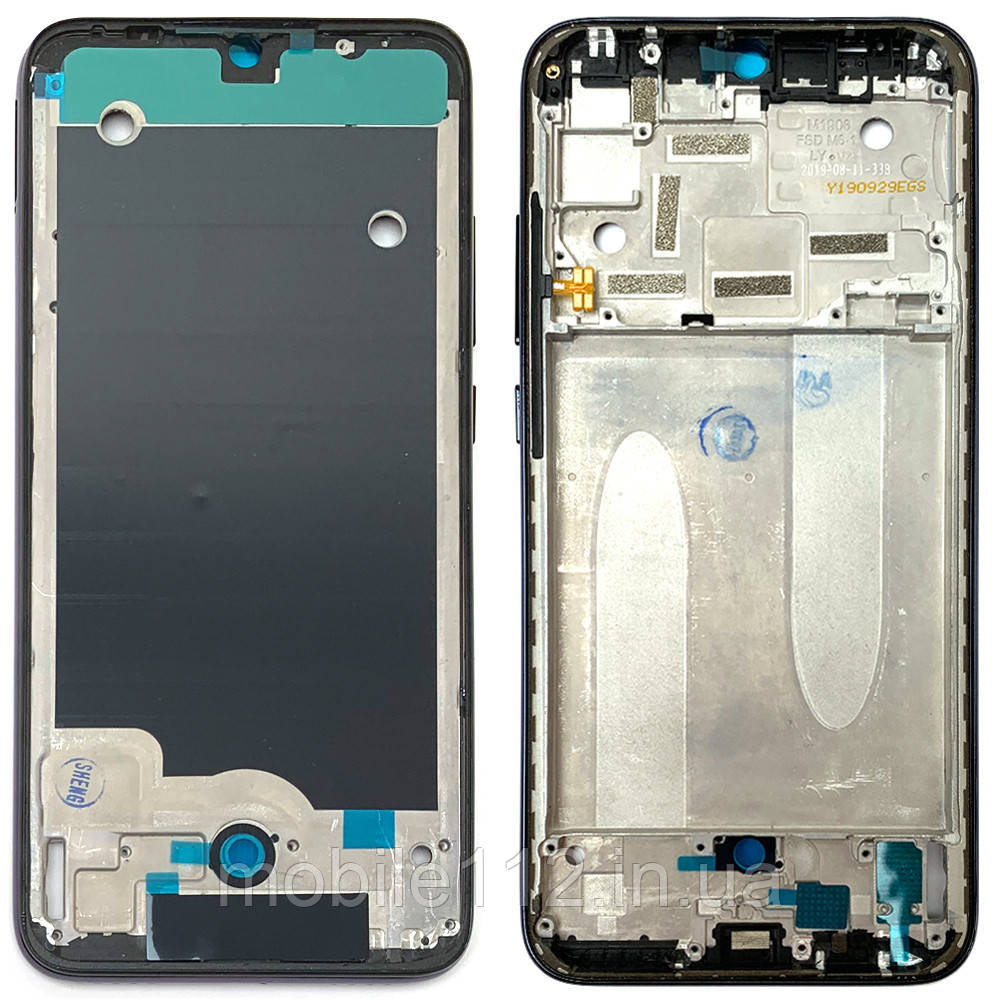 Рамка дисплея Xiaomi Mi A3, Mi CC9e чорна оригінал Китай
