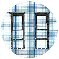 Тримач SIM карти та карти пам'яті Tecno Spark 7 зелений на 2 SIM + Micro SD