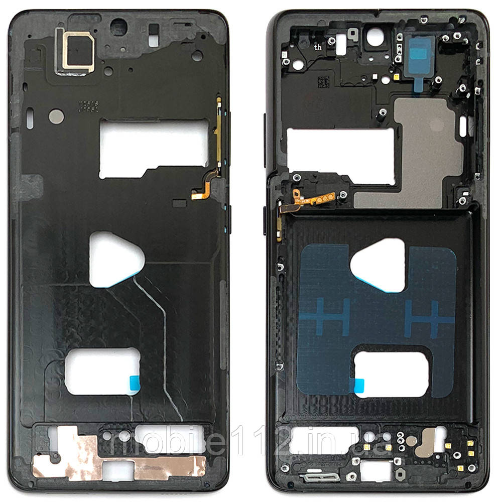 Рамка дисплея Samsung Galaxy S21 Ultra 5G (чорна оригінал Китай), фото 1