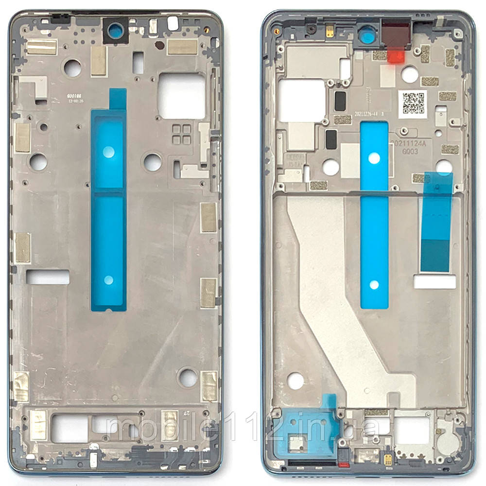 Рамка дисплея Motorola Edge 20 Pro блакитна Iridescent Cloud оригінал Китай