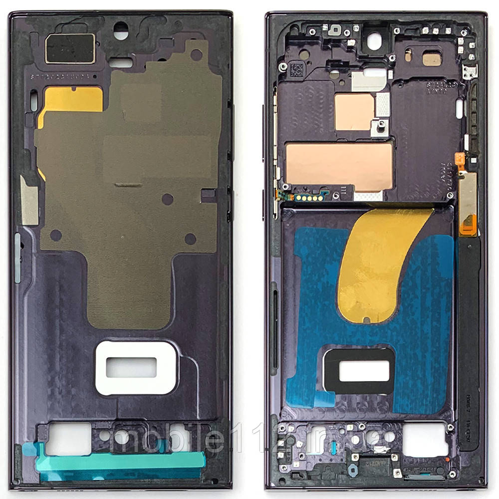 Рамка дисплея Samsung Galaxy S23 Ultra чорна Phantom Black оригінал Китай