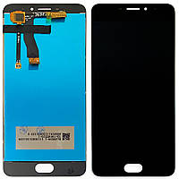 Екран (дисплей) Meizu M5 Note M621H з тачскріном чорний AAAA