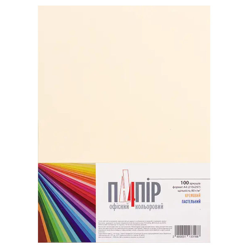 Папір А4 IQ Color CR20 кремовий пастель 100 л