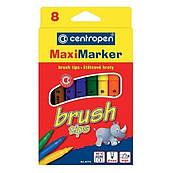 Фломастери 8773 Brush, 8 кольорів