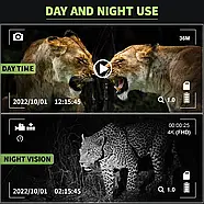 Професійний бінокуляр ПНБ (4K 30 fps) із кріпленням на голову OrkHunter NIGHT HB3 Прибор ночного видения ПНВ Цифровий, фото 8