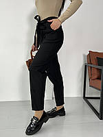 Жіночі брюки мом джинс 42-44, 46-48, 50-52 чорний