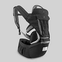 Слінг/елго рюкзак/кенгуру для дітей/хіпсит 3 в 1 для перенесення немовлят від 3.5 до 20 кг Aierbao чорний