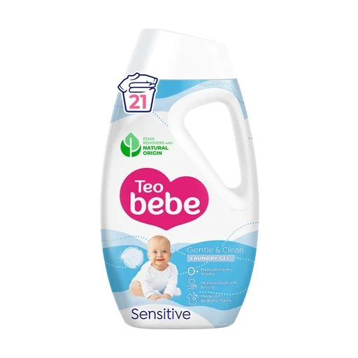 Гель для прання Gentle & Clean Sensitive для дитячих речей Teo Bebe 945 мл
