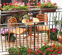 Стілець для літньої тераси Rosso Costa Bistrot Nardi, фото 6