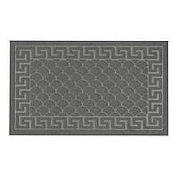 Килимок придверний Eco Fabric 45*75 см ЛОСКА без крайки, сірий (4575-002)