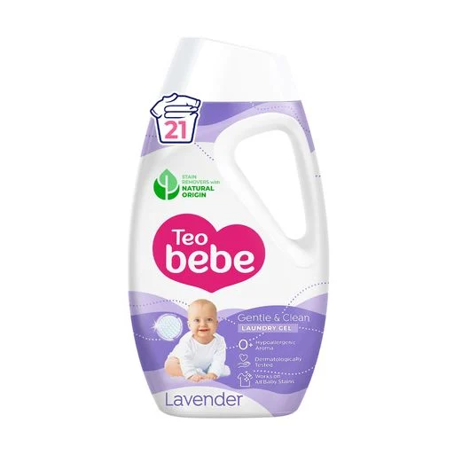 Гель для прання Gentle & Clean Lavender для дитячих речей Teo Bebe 945 мл