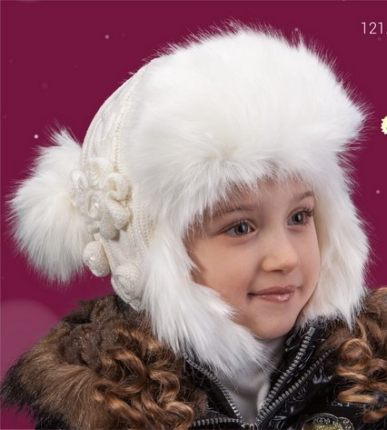 Шапка для дівчинки, арт.121. 3-001198(48-52,52-56), фото 1