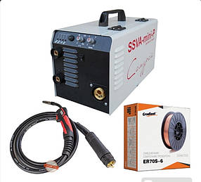 Зварювальний інверторний напівавтомат SSVA-MINI-Р «САМУРАЙ» з пальником MB 15 3-метрова