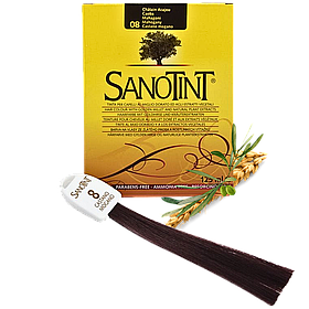 Фарба для волосся Махагон #08 Санотинт Sanotint Classic Вівасан Швейцарія 125 мл