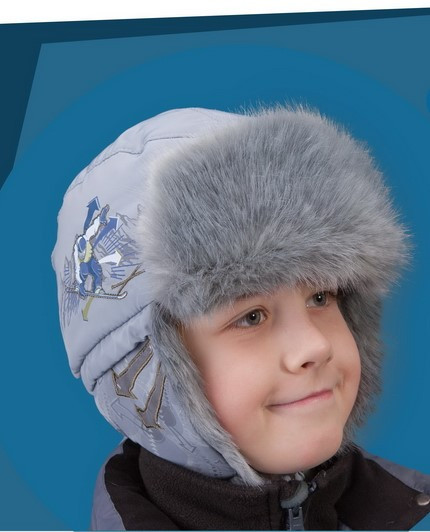 Шапка для хлопчика TuTu Сибір арт. 3-000872(50-52, 54-56)