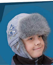 Шапка для хлопчика TuTu Сибір арт. 3-000872(50-52, 54-56)